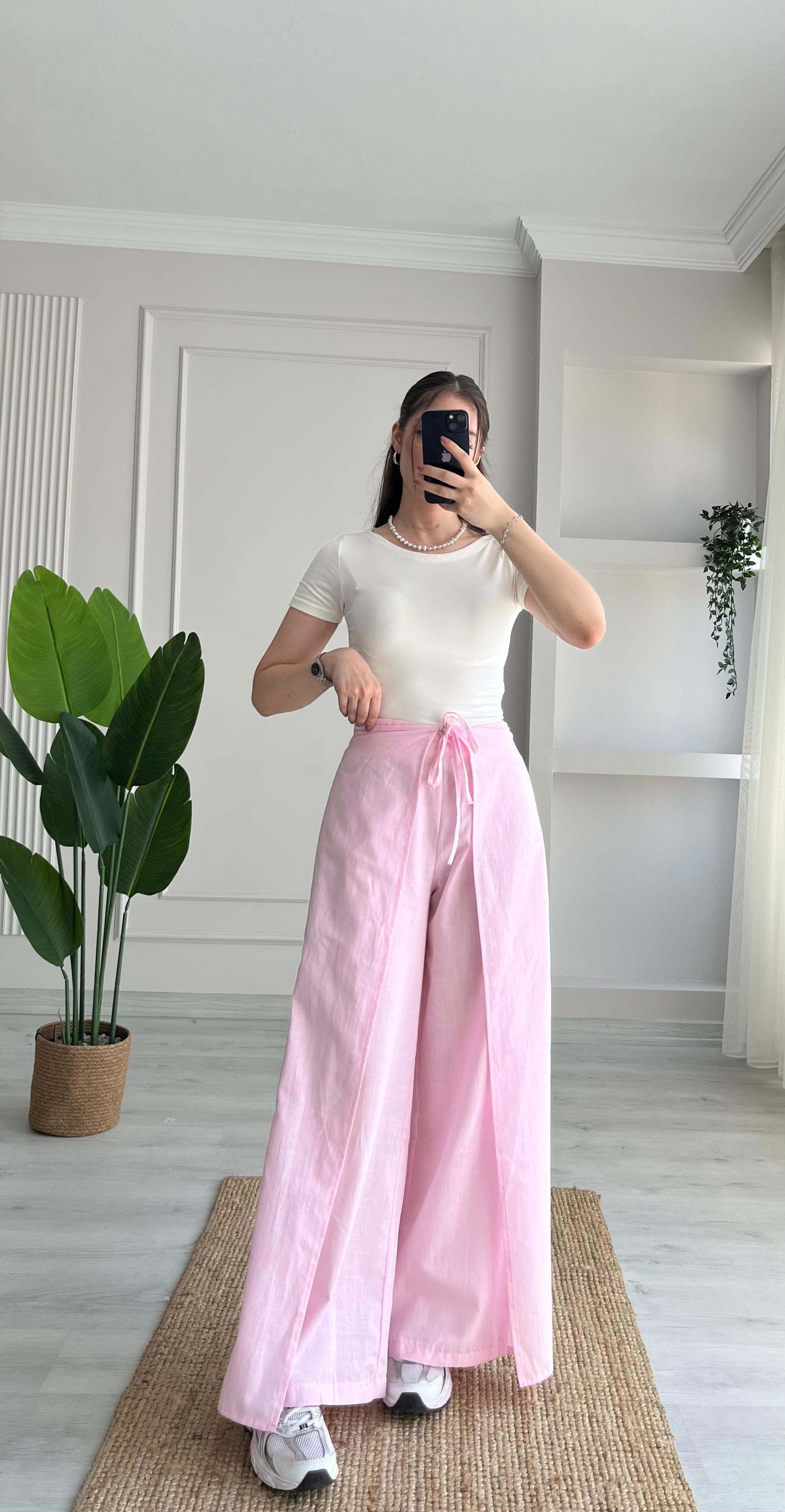 PERA PANTOLON - PEMBE