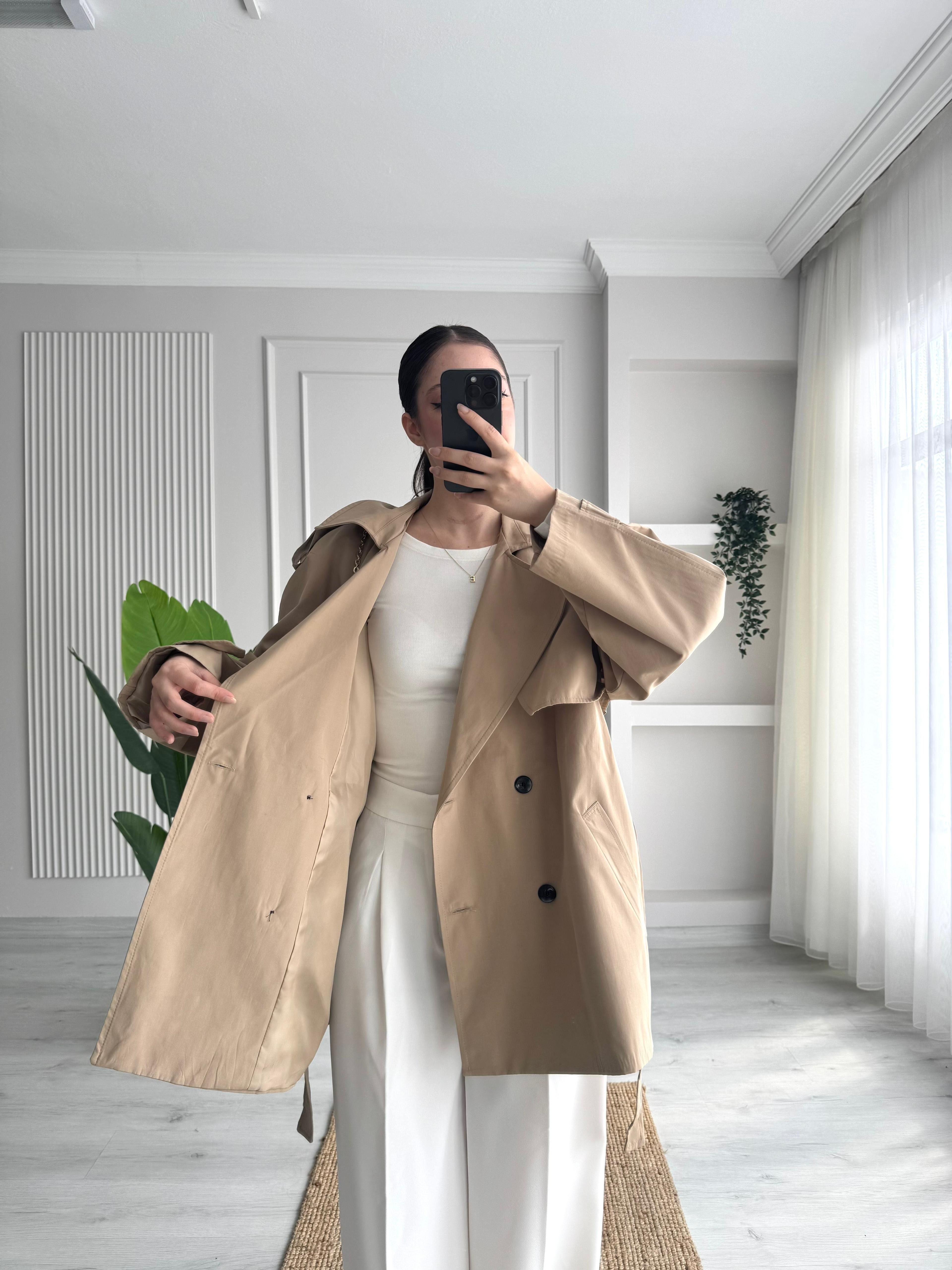 PREMİUM ARA BOY TRENÇKOT