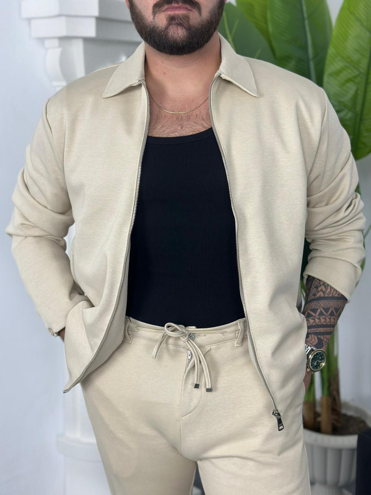 pike kumaş astarlı jagger takım 