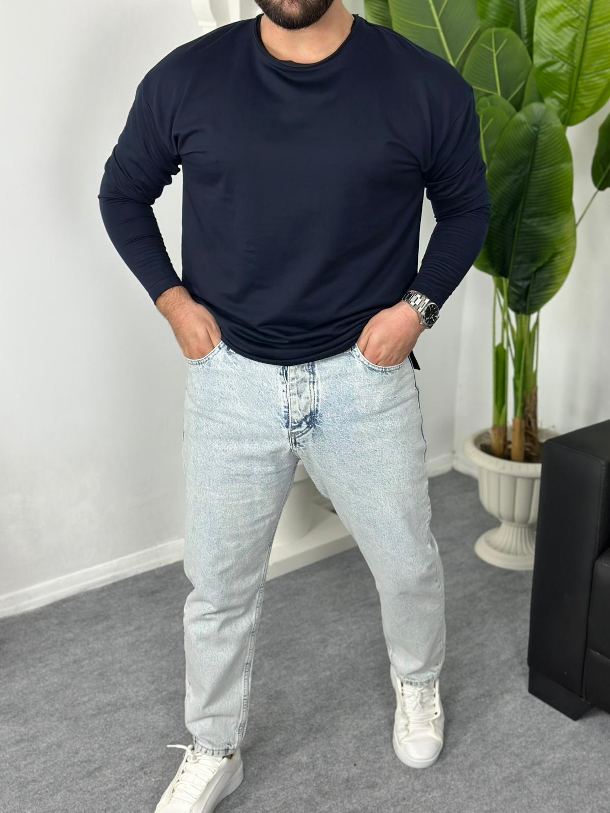 Pislik yaka sweatshirt