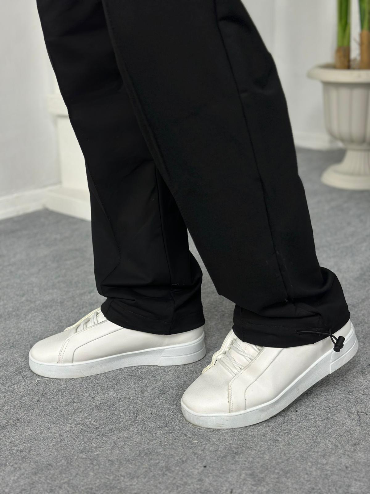 İki iplik önü çımalı baggy eşofman 