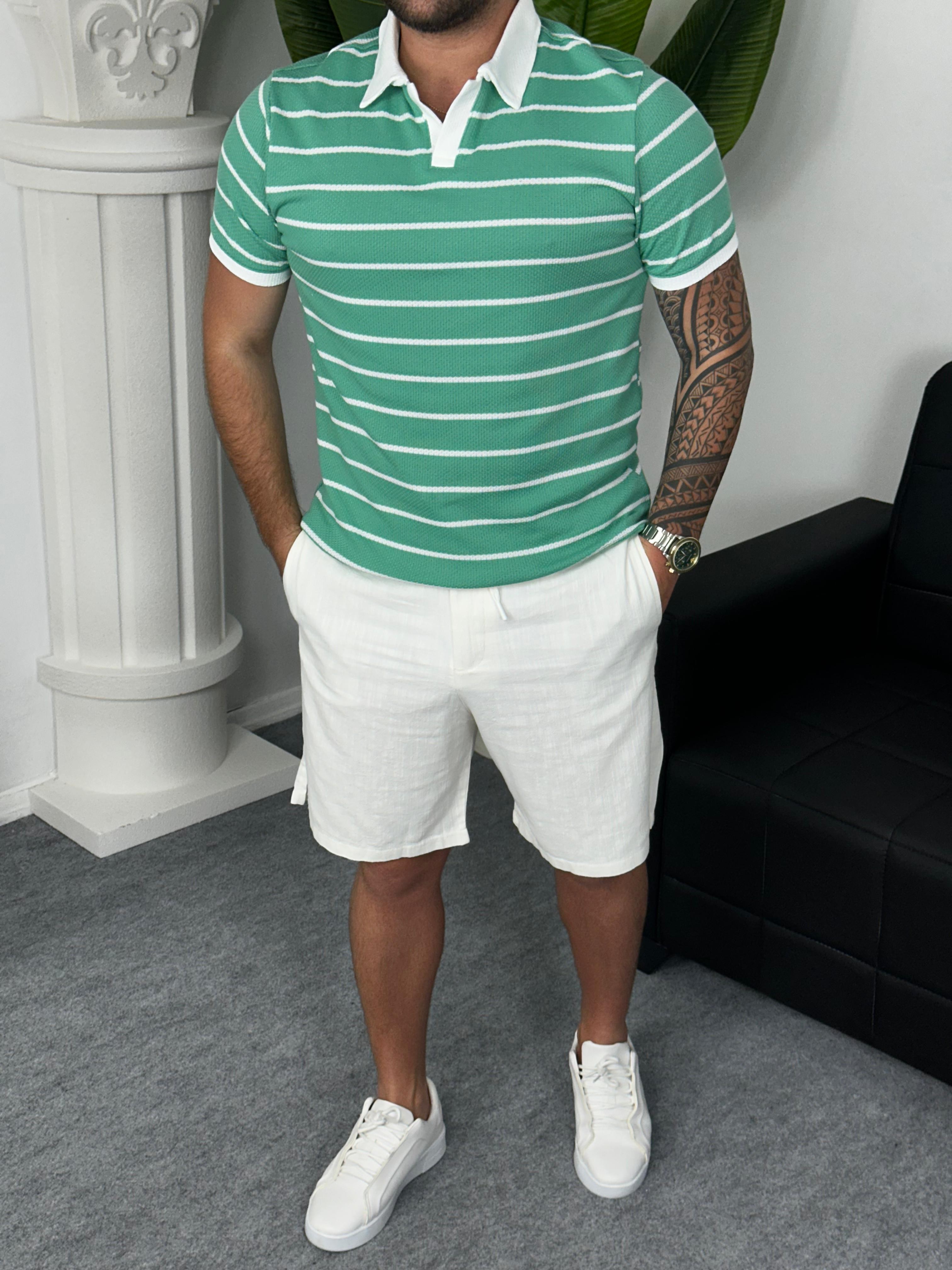 Polo Yaka Gofre T-shirt