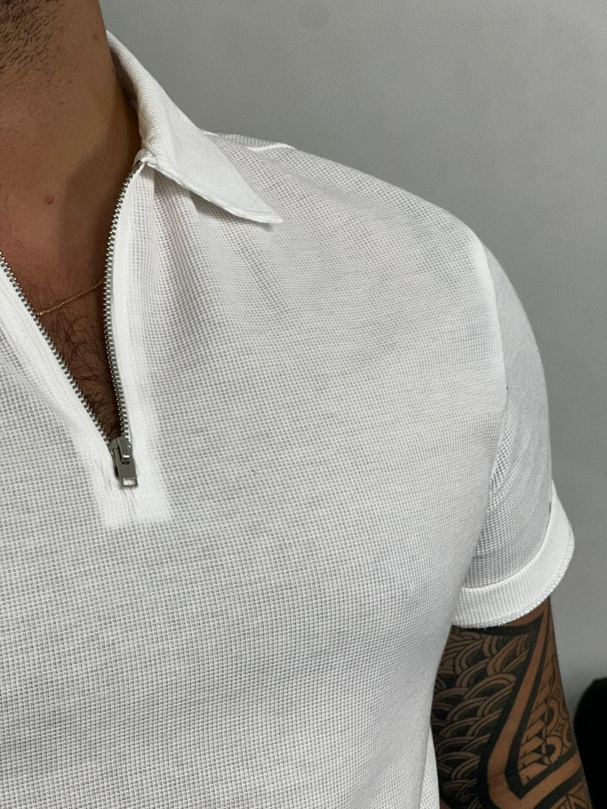 Pıtırcık Polo Yaka Fermuarlı T-shirt