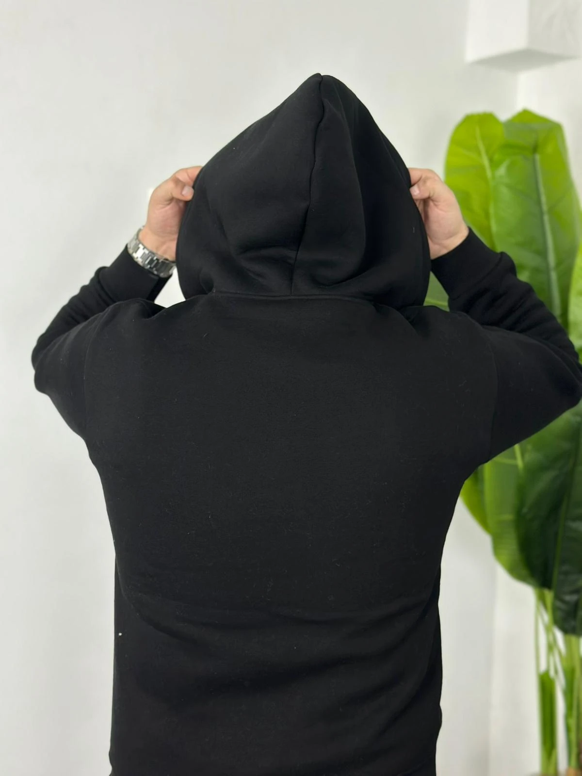 Fermuarlı Kapüşonlu Hırka