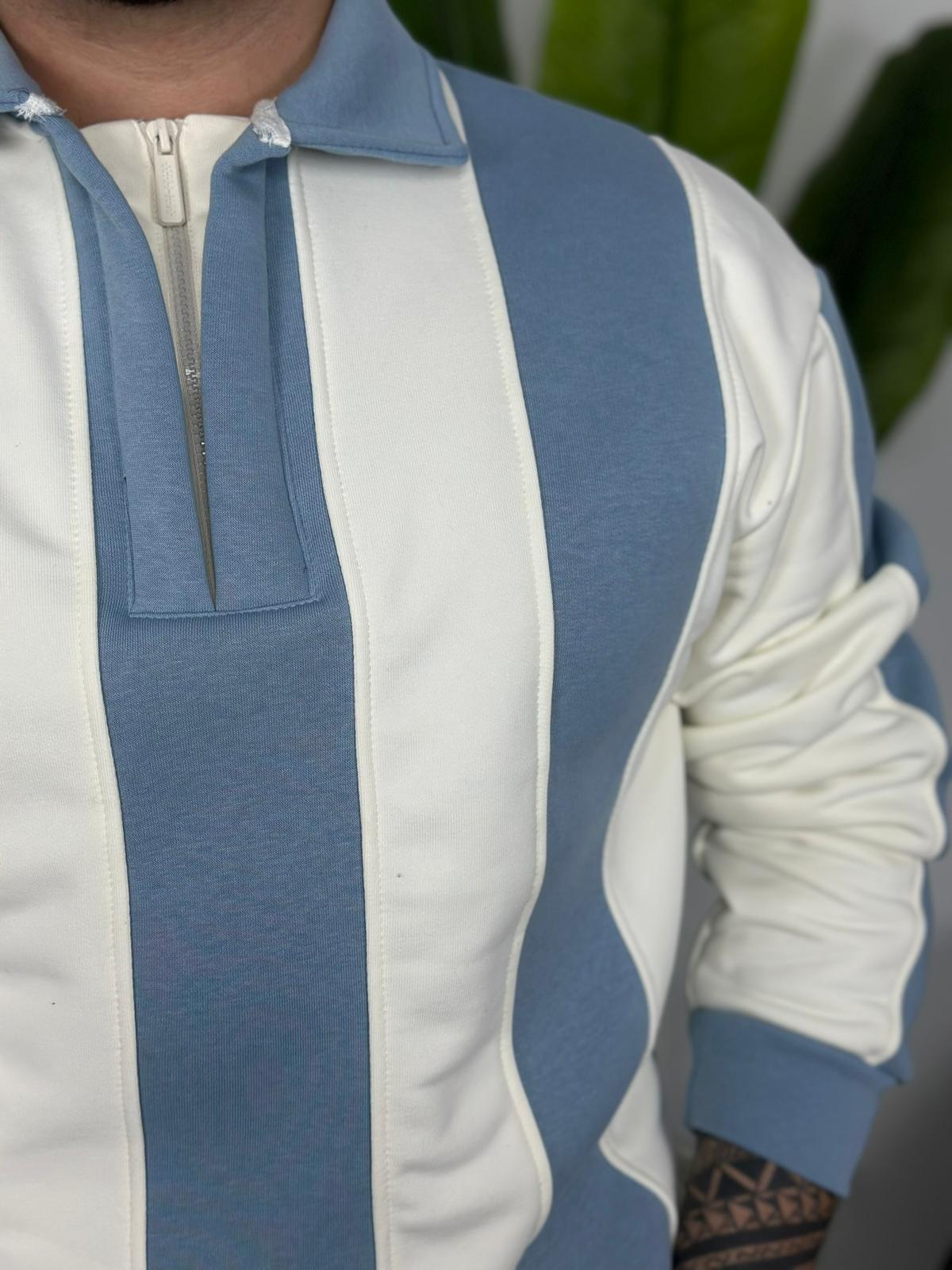 Bloklu Üç İplik Eşofman Takımı