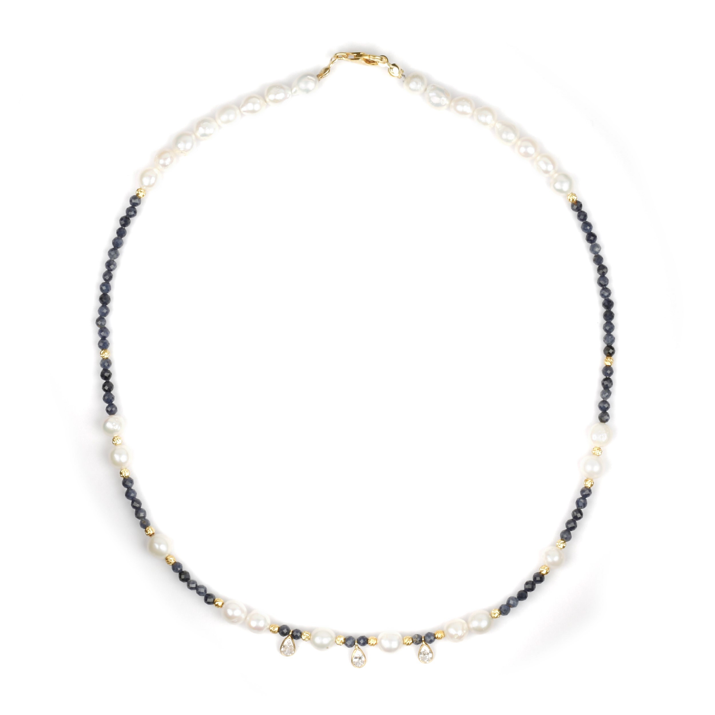 Collier Safir, İnci Kolye