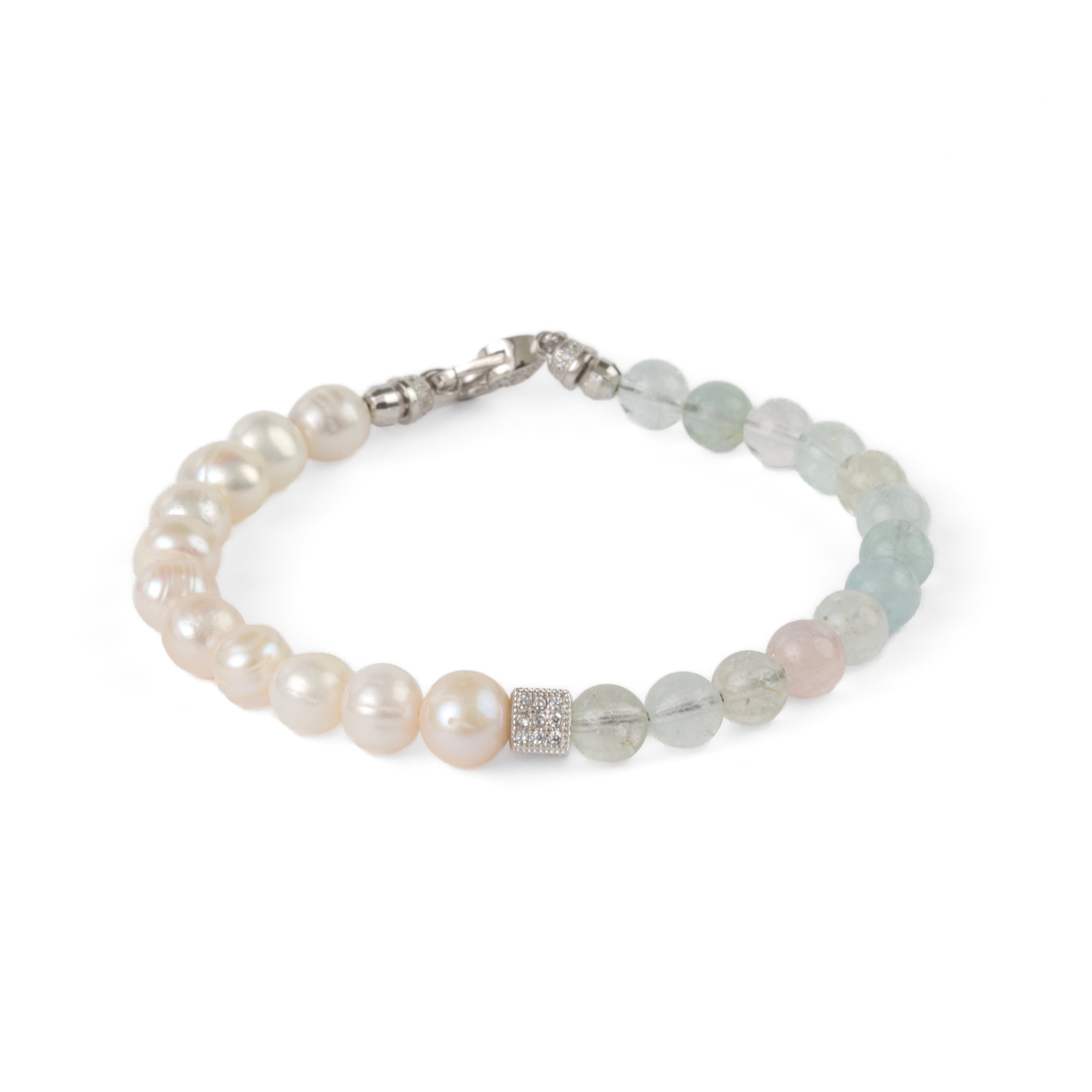Mirelyn Aquamarine -İnci Bileklik