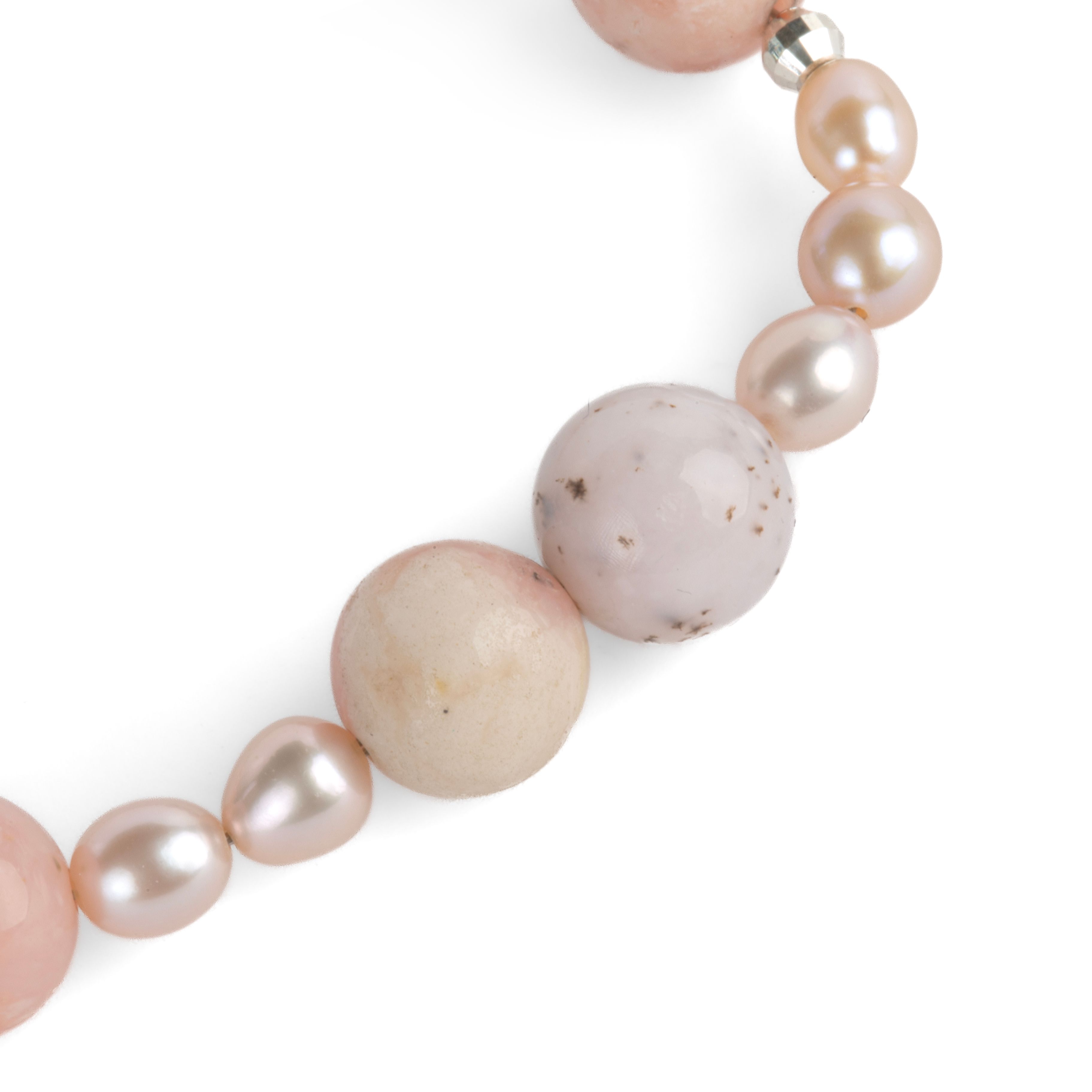 Ophelia Pembe Opal ve İnci Bileklik