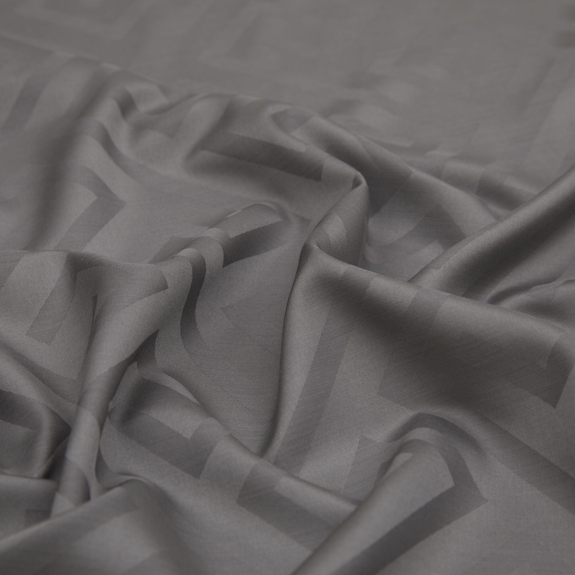 Füme G Desen Jakarlı Yün İpek Şal