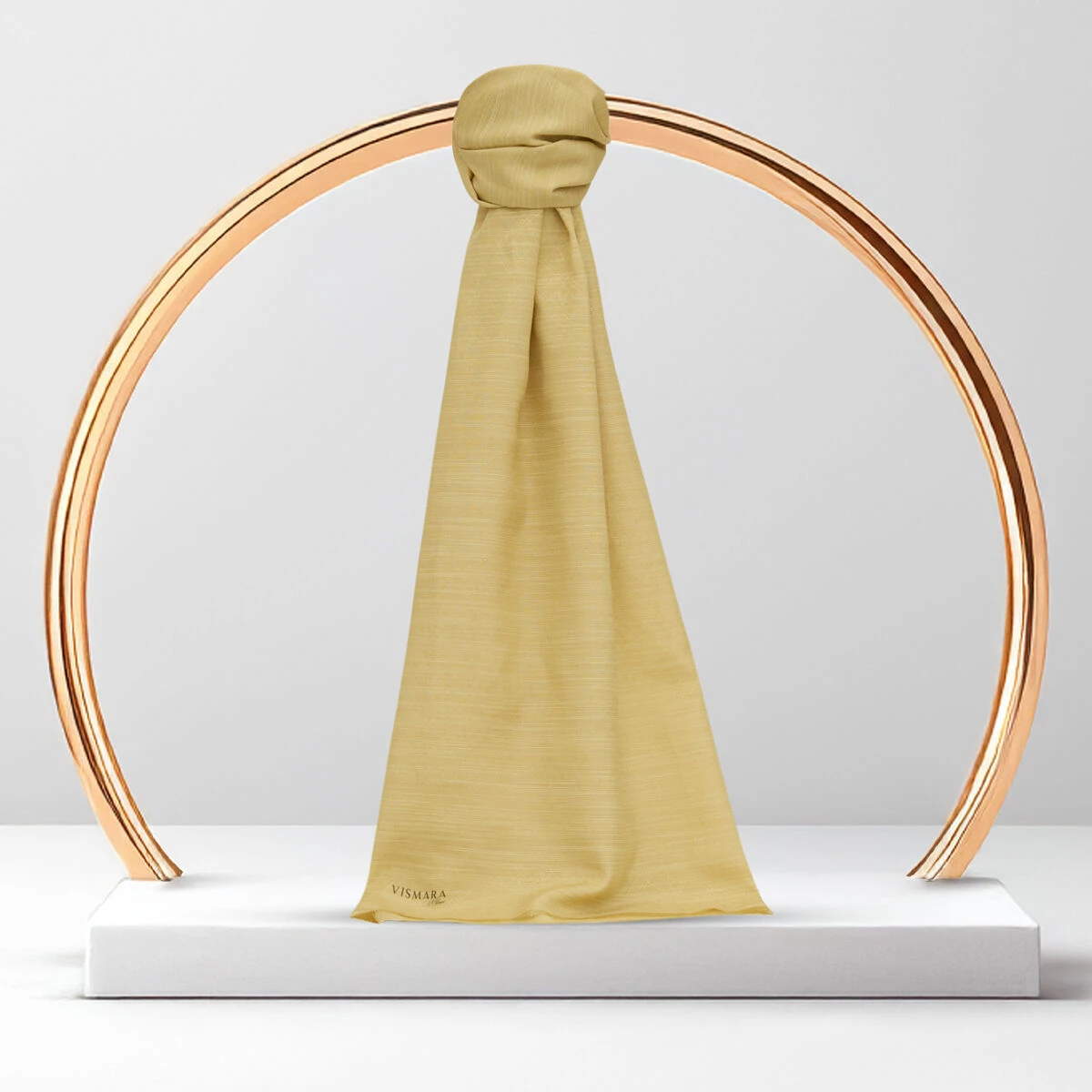 Dore Monogram Desen V Jakarlı Pamuk İpek Şal