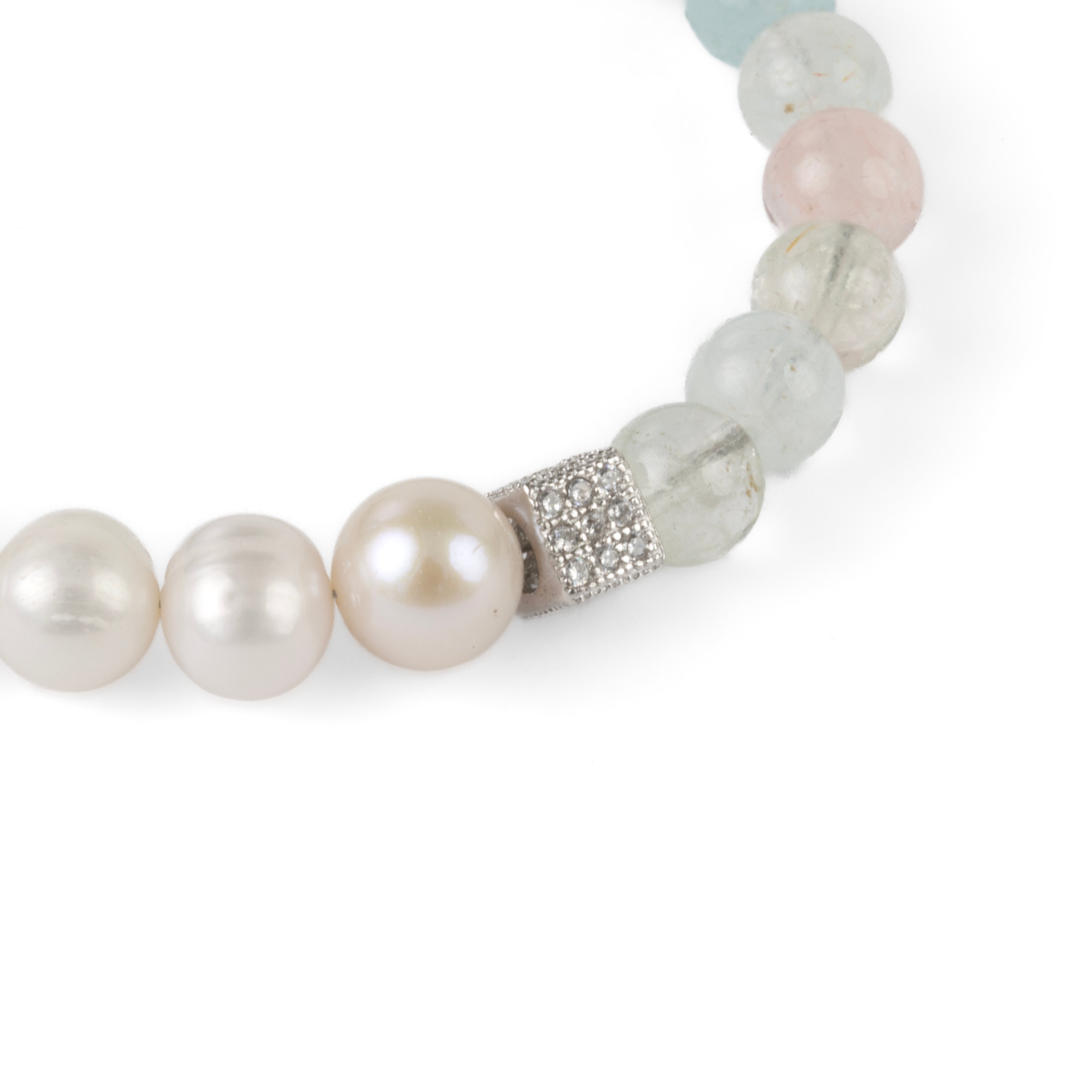 Mirelyn Aquamarine -İnci Bileklik