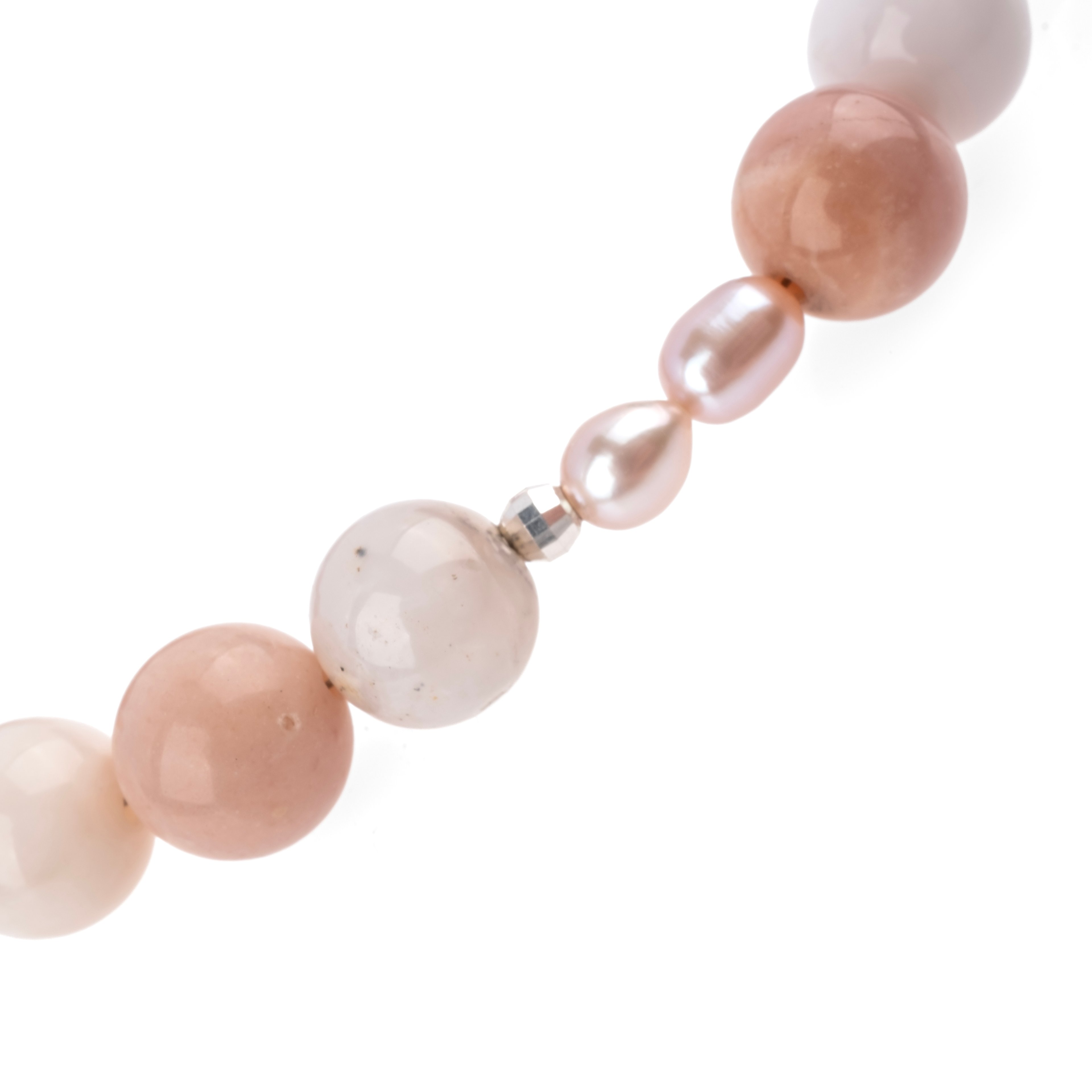 Ophelia Pembe Opal ve İnci Bileklik