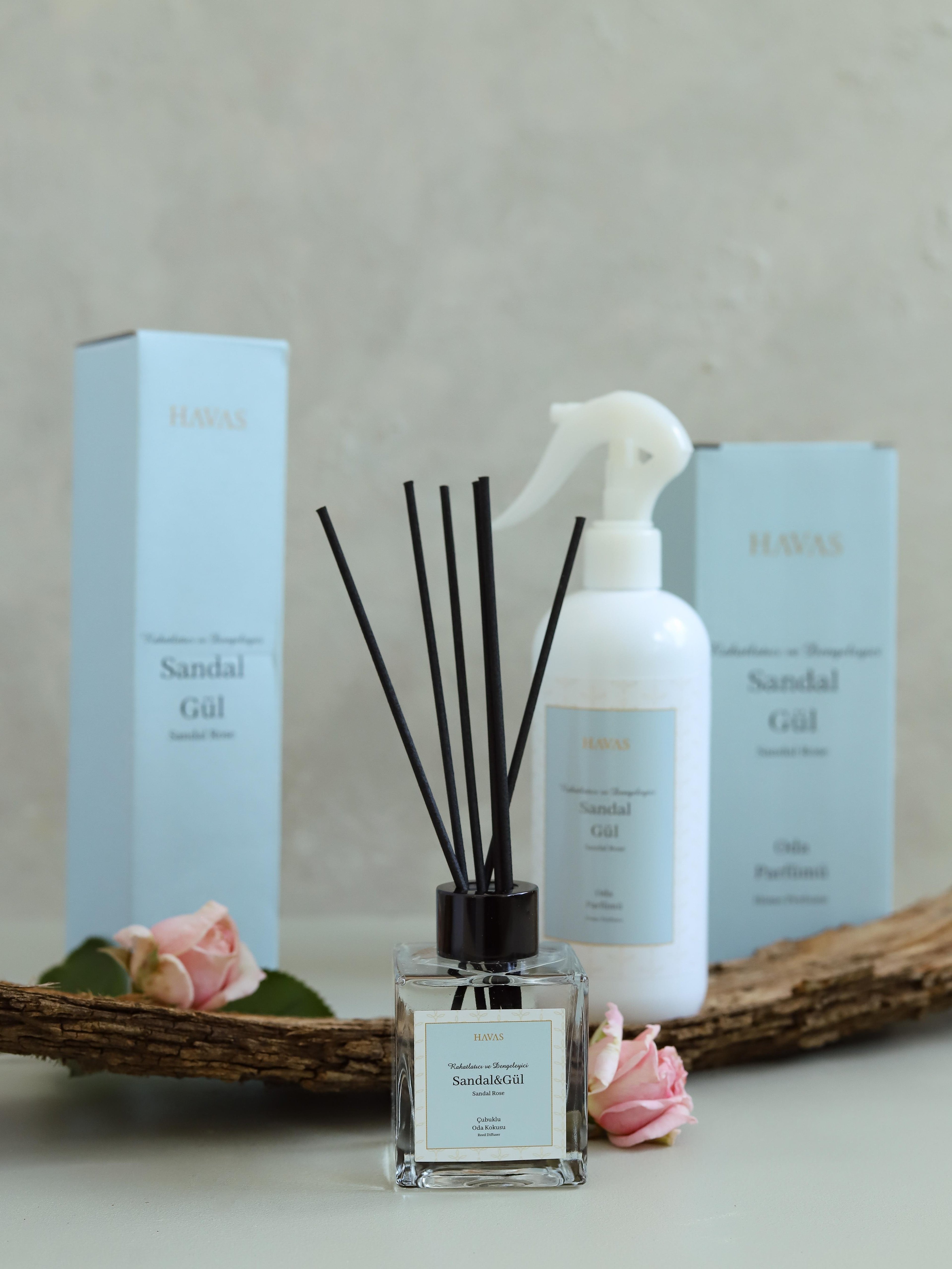 SANDAL ROSE ÇUBUKLU ODA KOKUSU