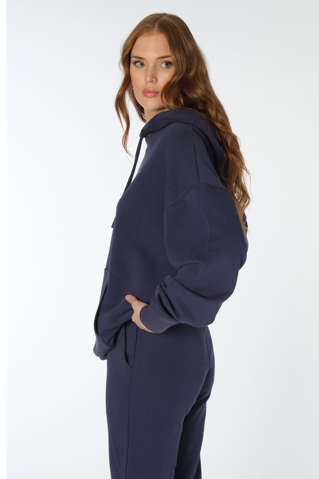 Kapüşonlu Cepli Hoodie