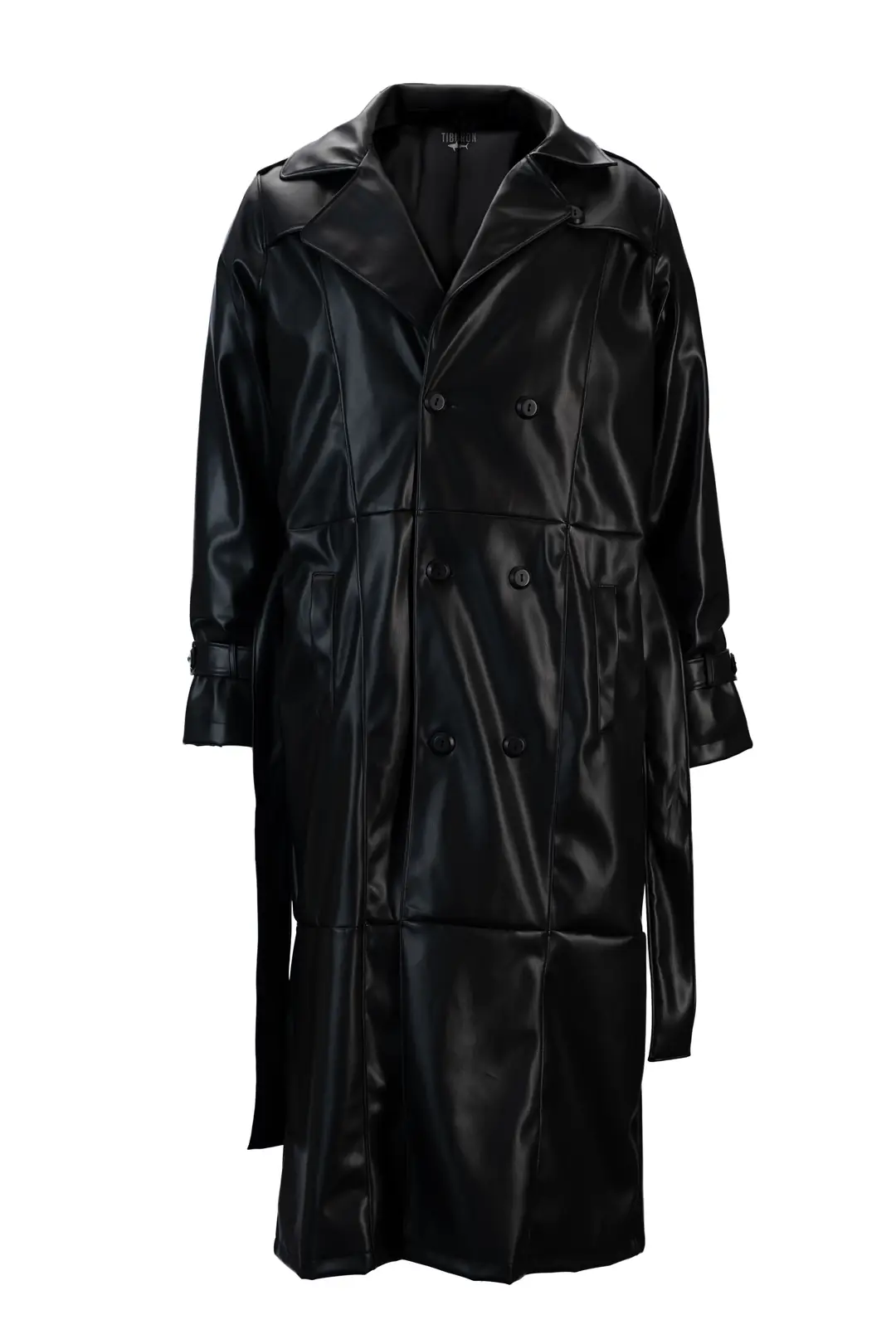 Erkek Siyah Suni Deri Pardesü