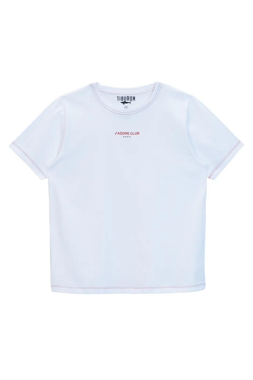 Kadın Beyaz Minimal Baskılı Regular Tişört