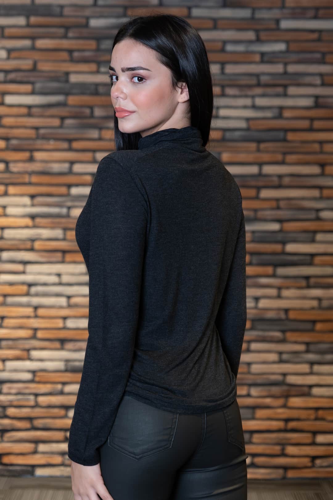 Antrasit Balıkçı Yaka Body