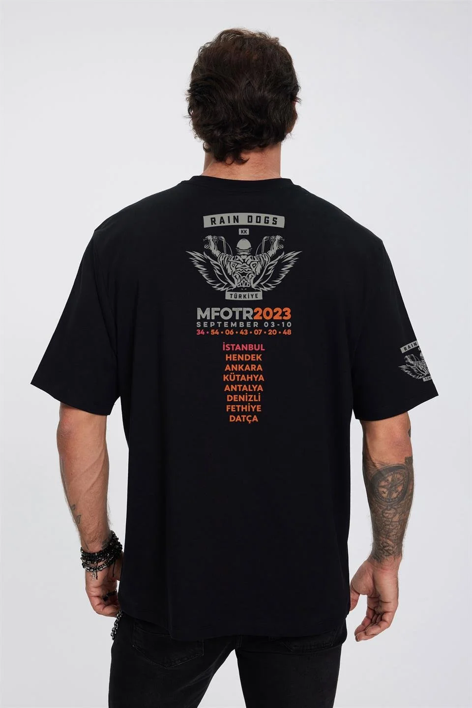 Moto Fest 2023 Siyah Erkek Tişört
