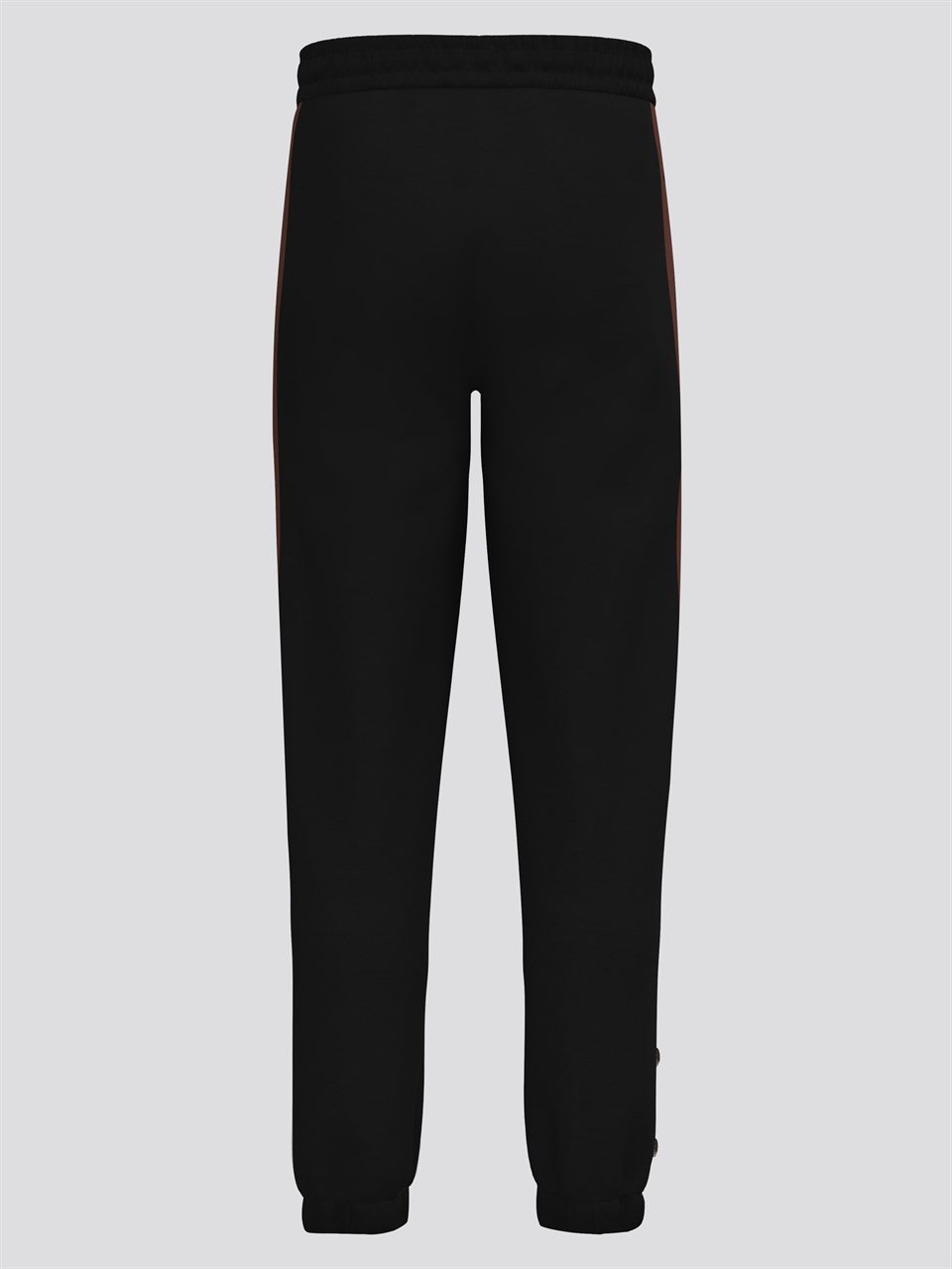 Yanı Şerit Detaylı Kadın Siyah Jogger Pantolon