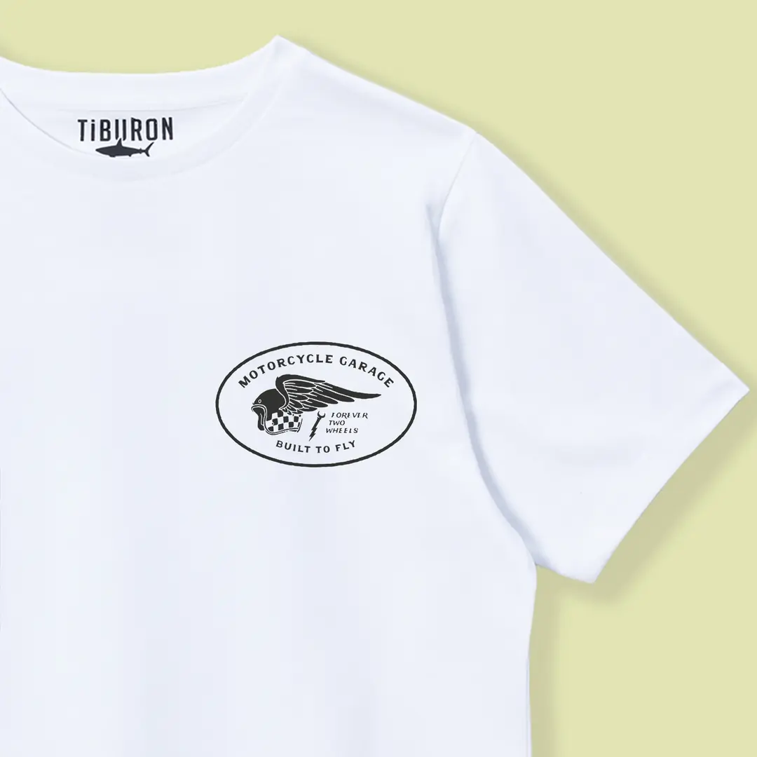 Kadın Minimal Baskılı Beyaz Regular Tişört