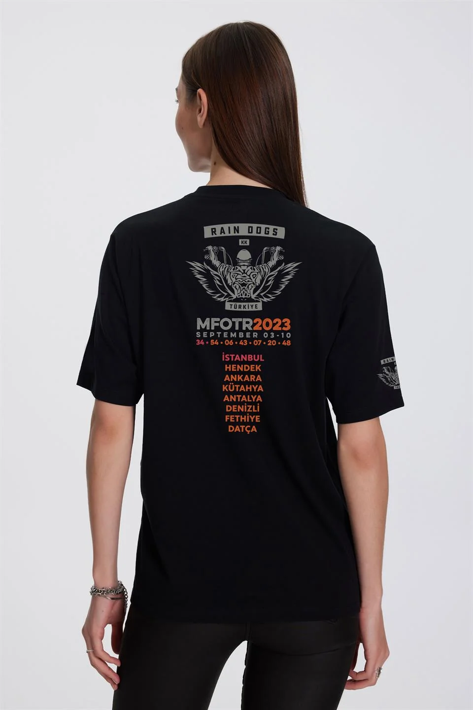 Moto Fest 2023 Siyah Kadın Tişört