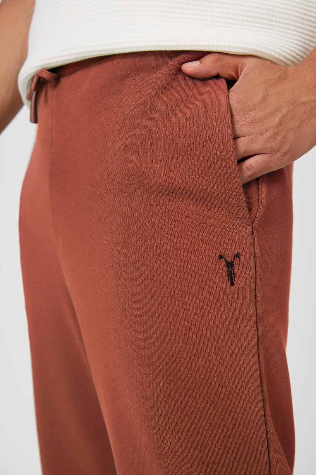 Kiremit Renk Erkek Jogger Pantolon
