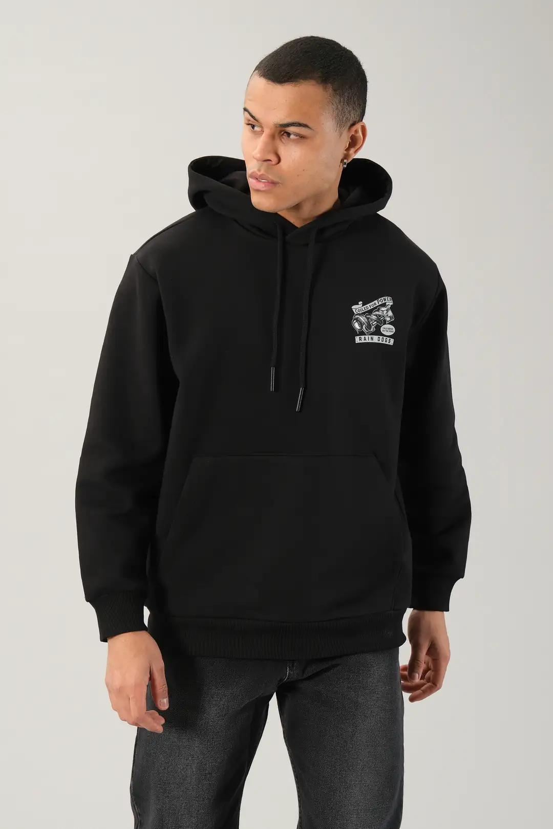 Rain Dogs Yılan Baskılı Hoodie