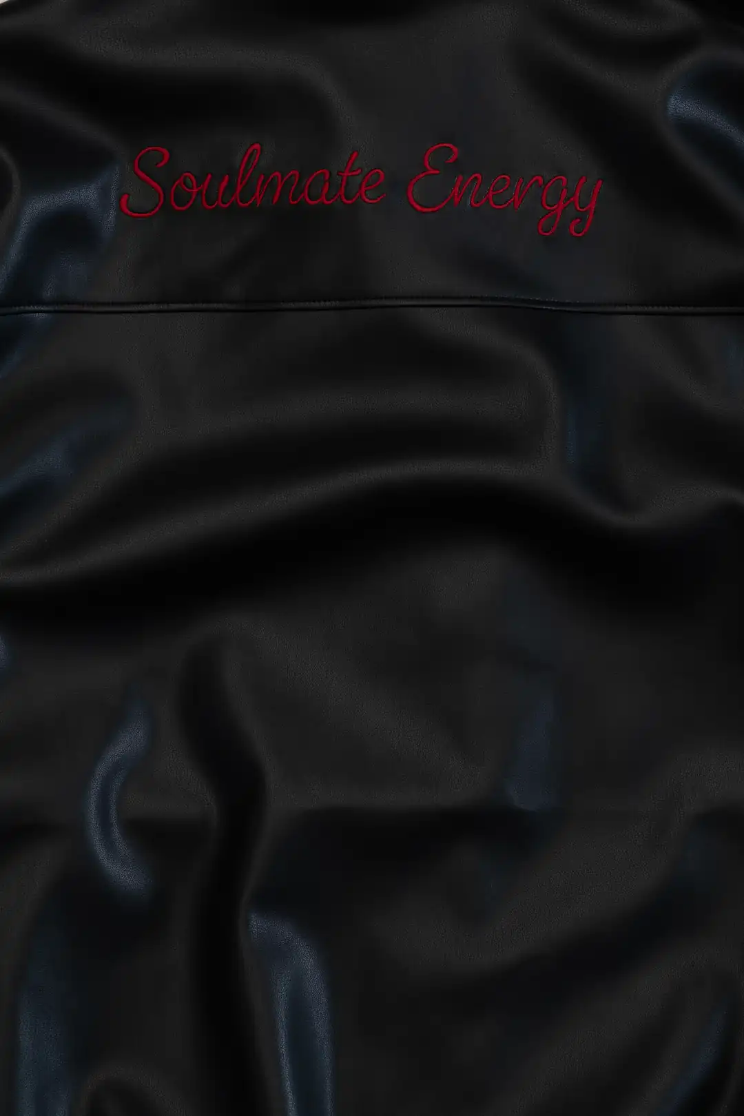 Kadın Nakışlı Suni Deri Bomber Ceket