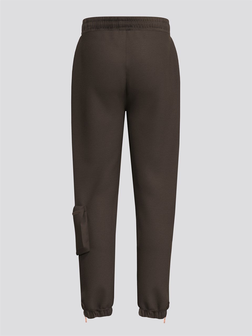 Kahverengi Kargo Kesim Kadın Jogger Pantolon