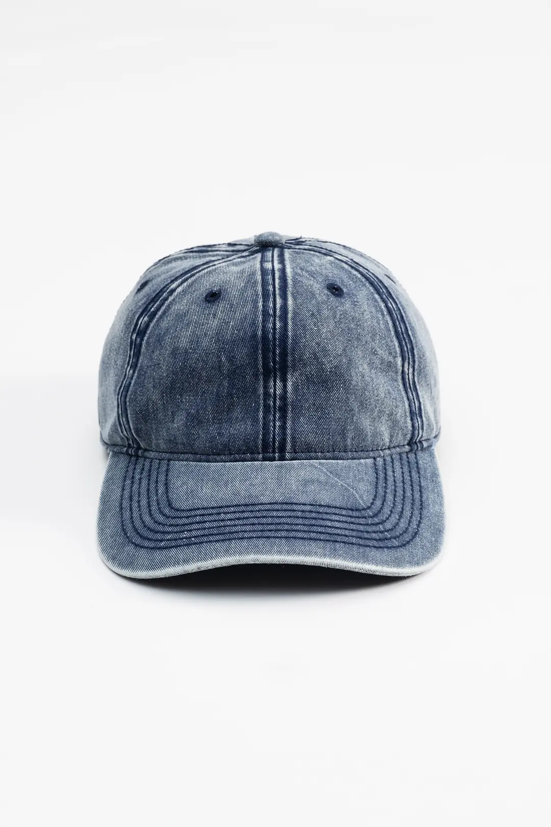 Mavi Yıkamalı Şapka