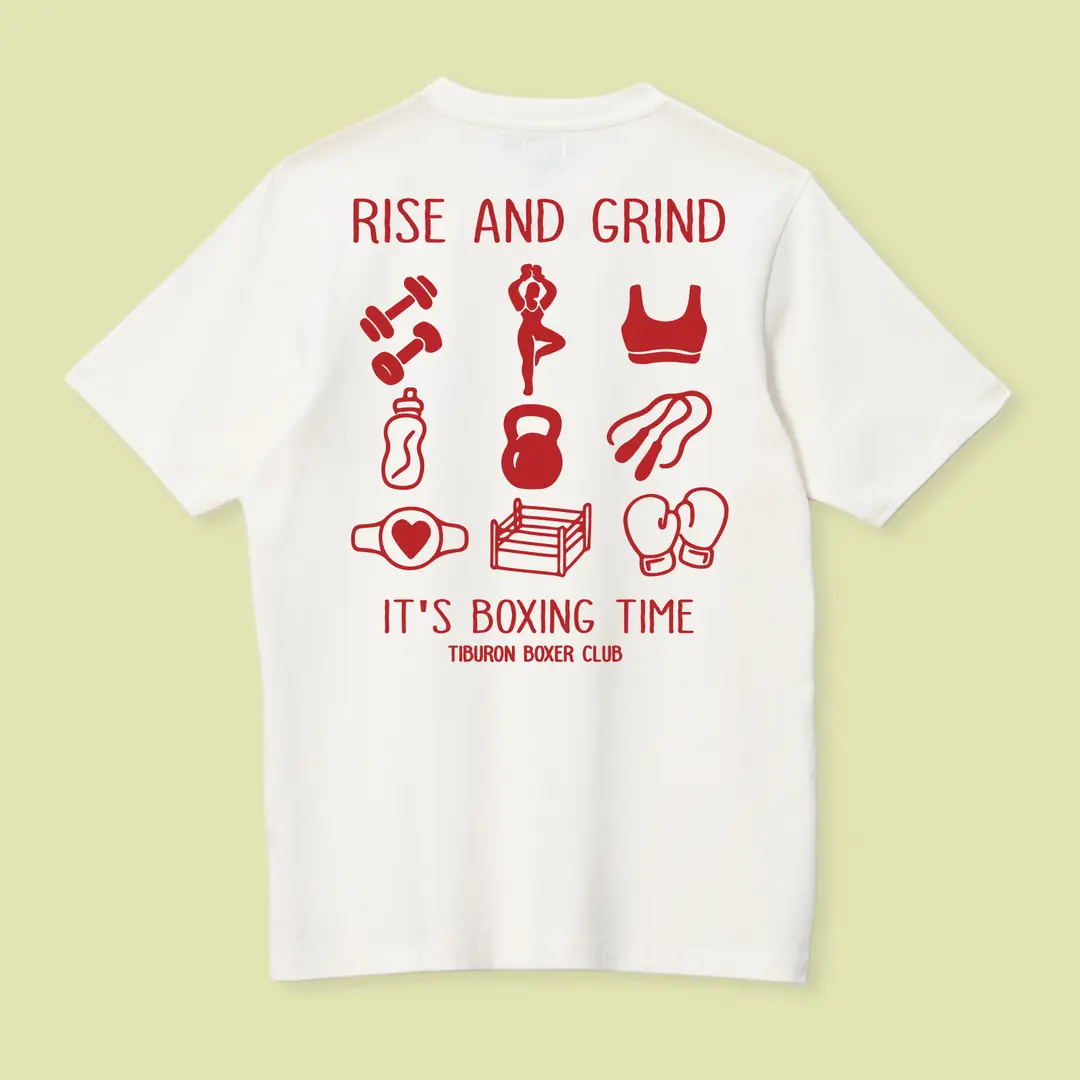 Tasarım Kabartma Baskılı Erkek Ekru Regular Tişört