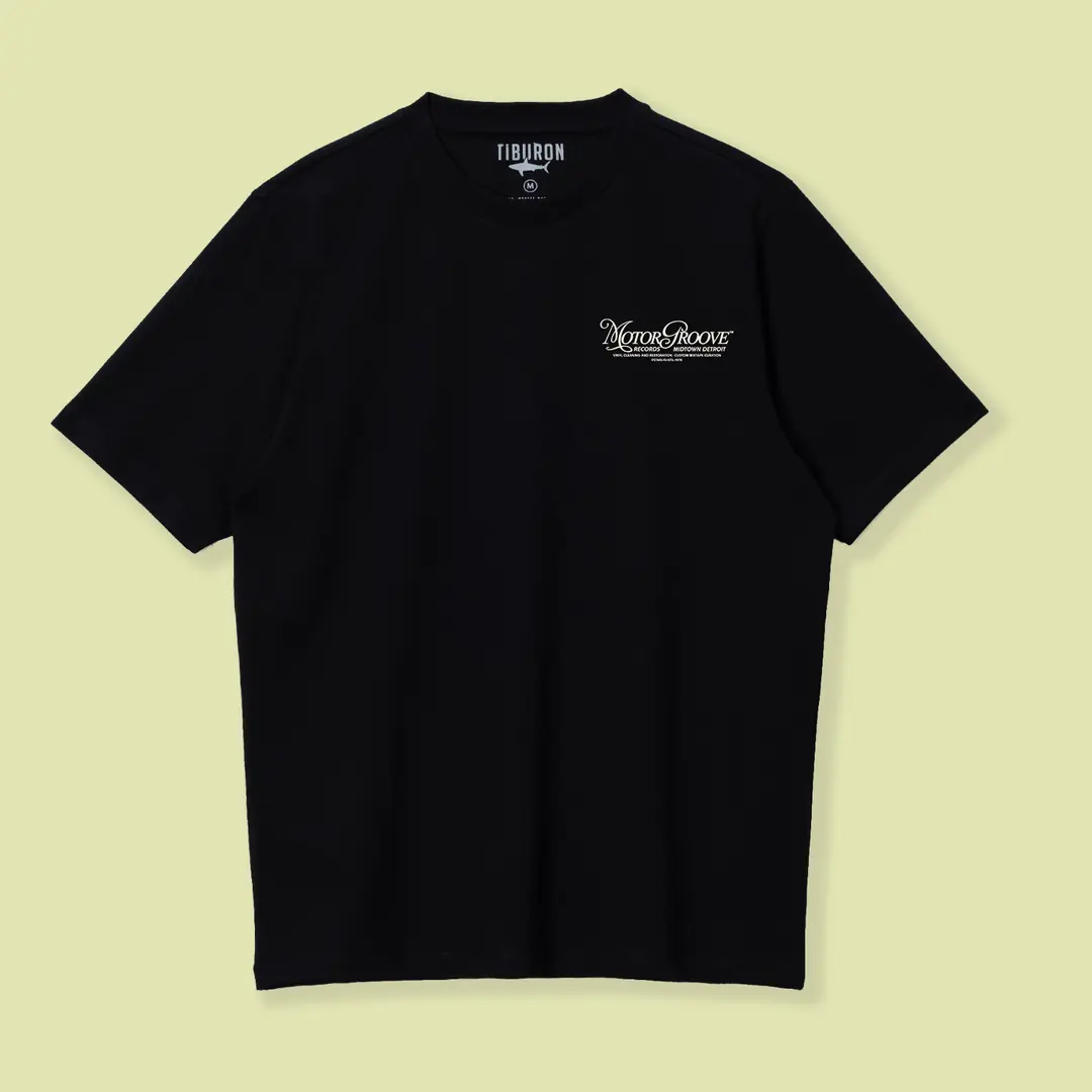 Önü ve Arkası Baskılı Siyah Erkek Regular Tişört