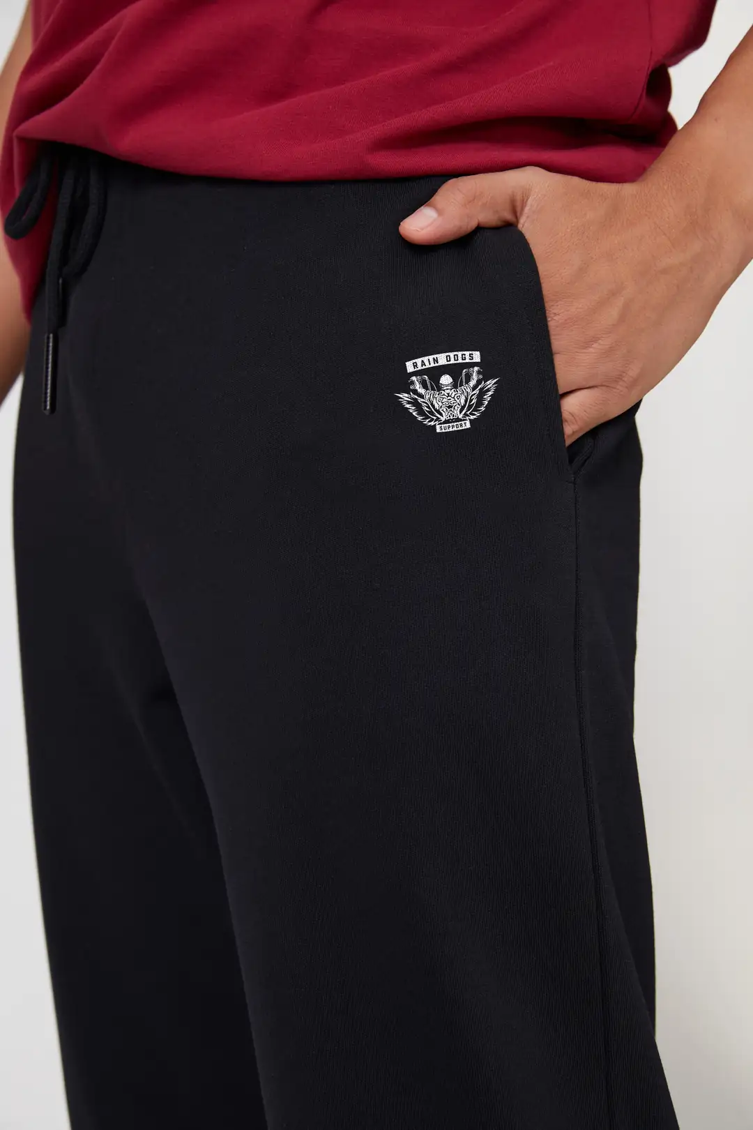 Rain Dogs Logolu Antrasit Erkek Jogger Pantolon