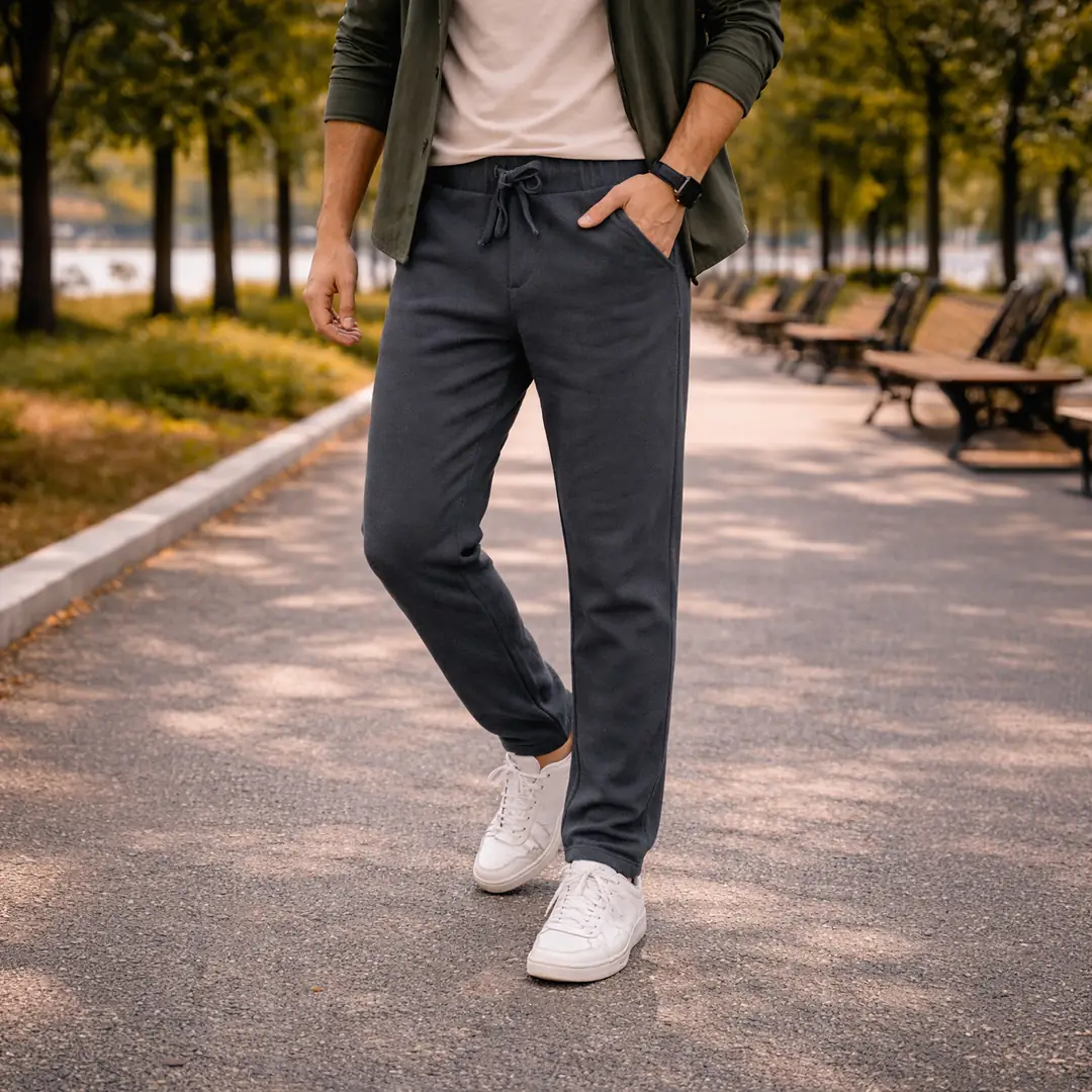 Antrasit Dokulu Jogger Pantolon