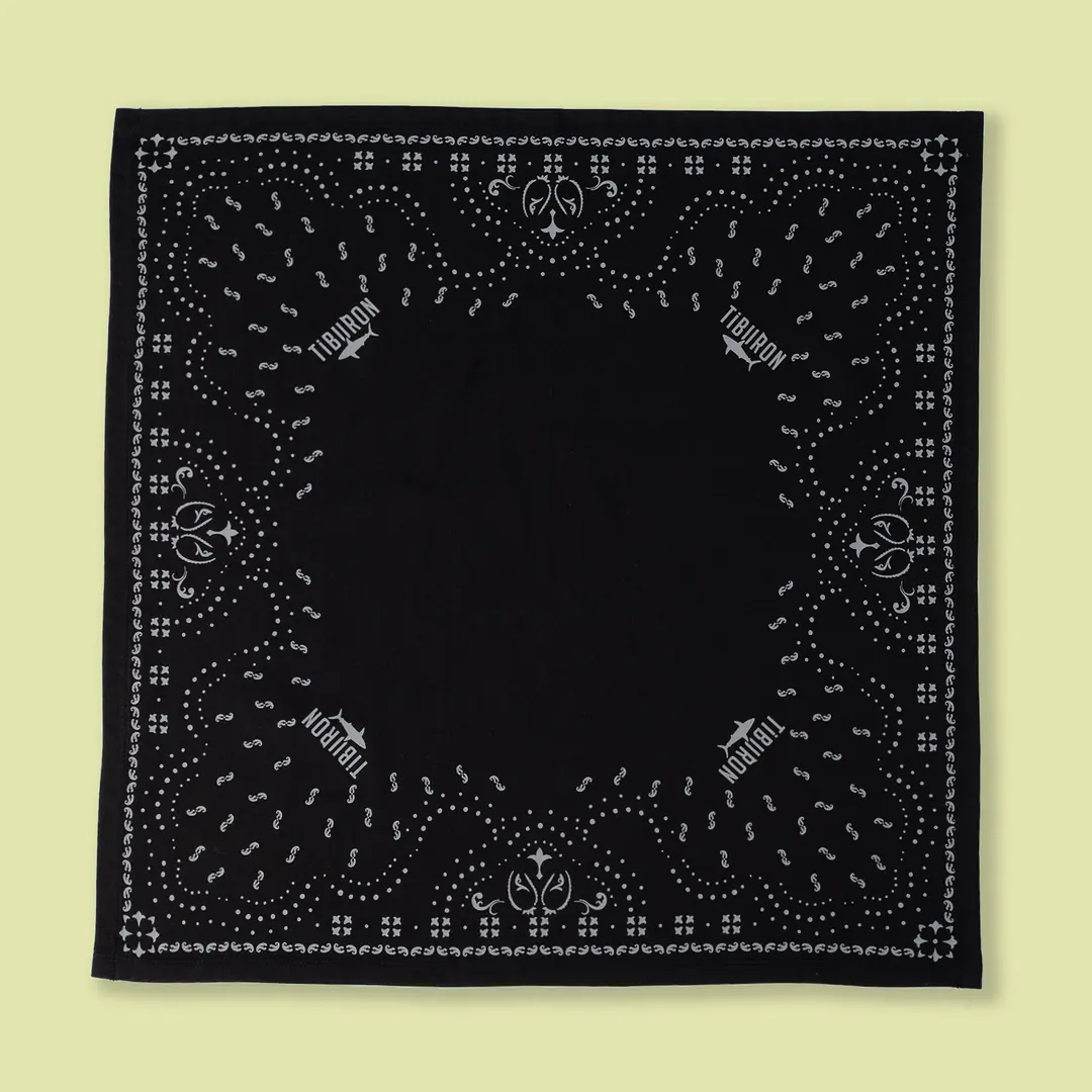 Siyah Baskılı Bandana
