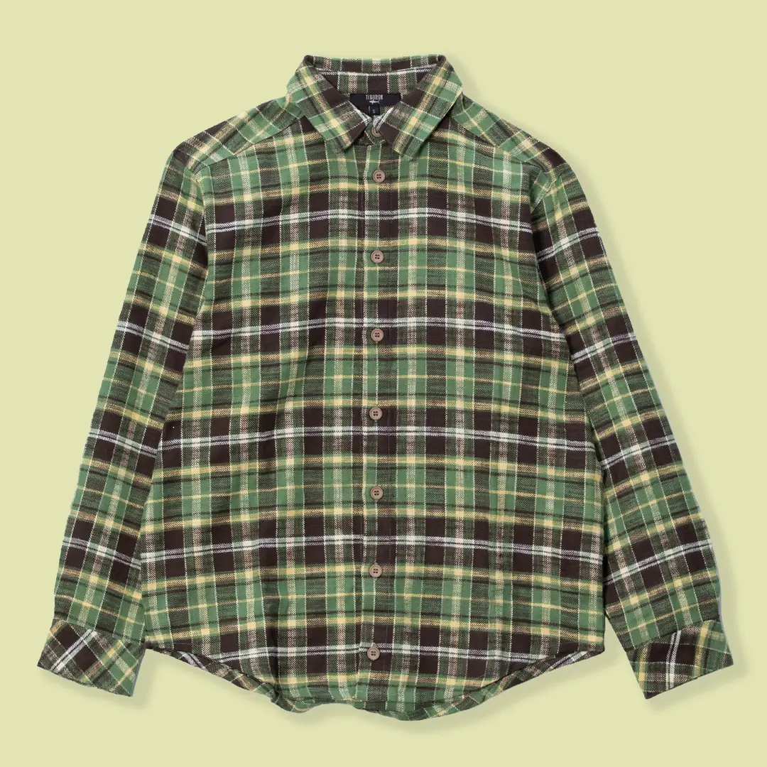 Yeşil Ekoseli Oduncu Gömlek