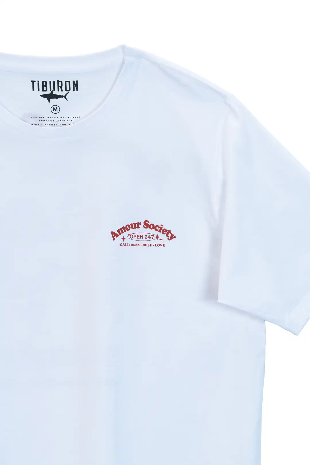 Erkek Beyaz Baskılı Regular Tişört