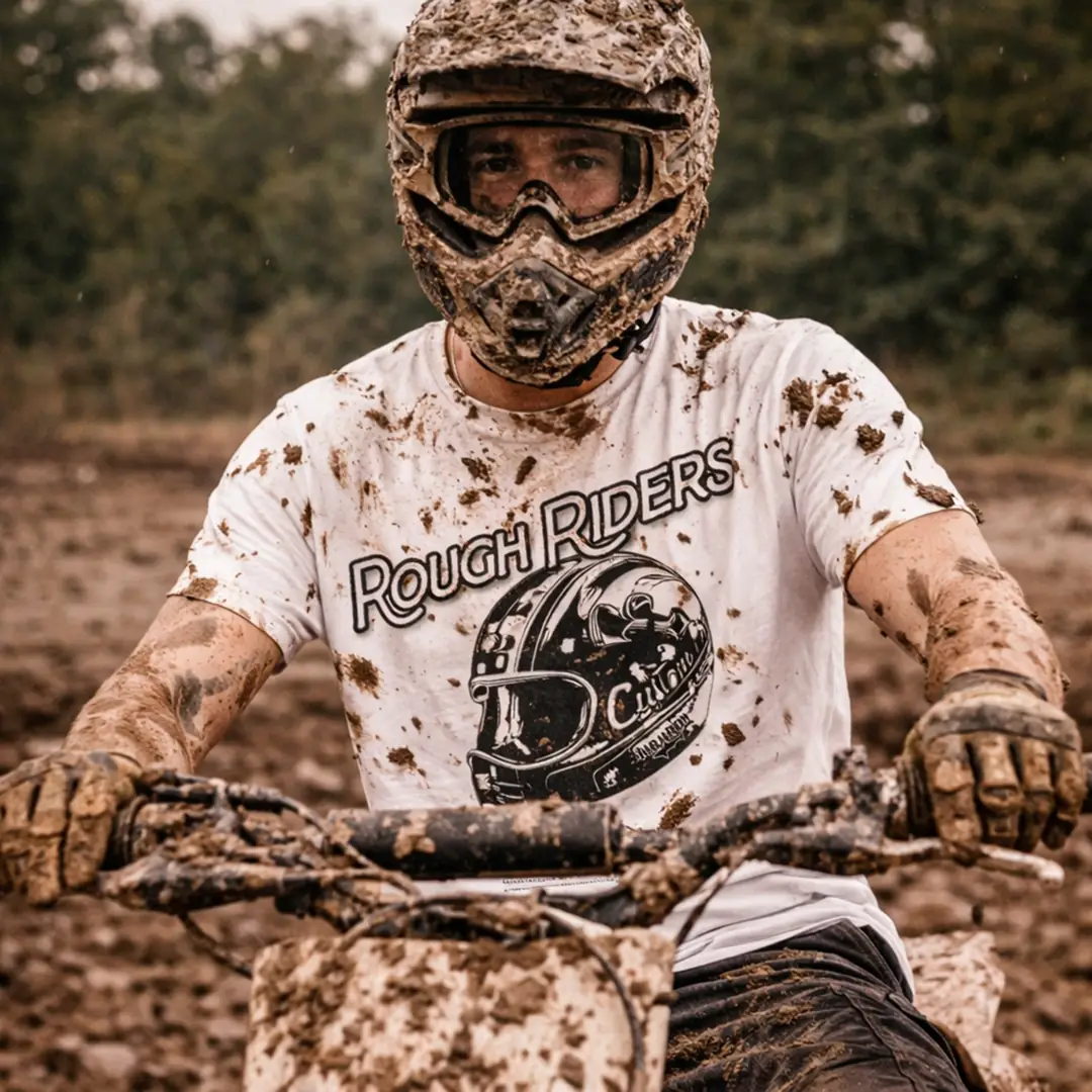 Erkek Baskılı Beyaz Regular Tişört