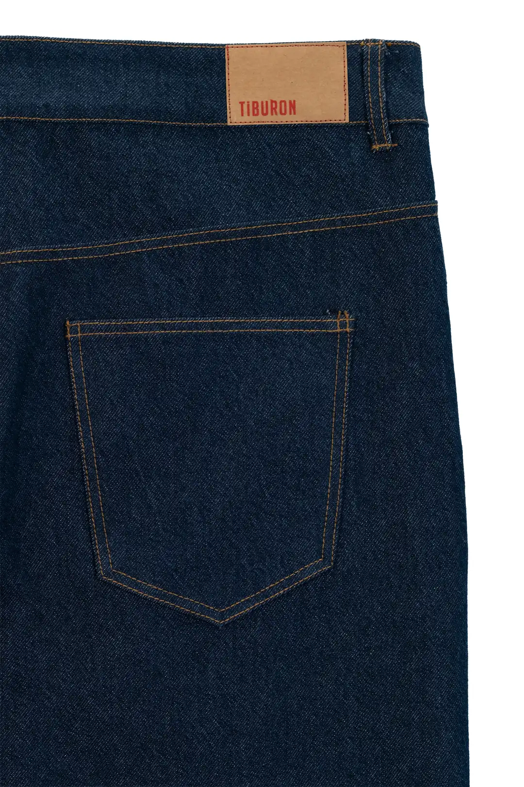 Erkek Lacivert Denim Pantolon
