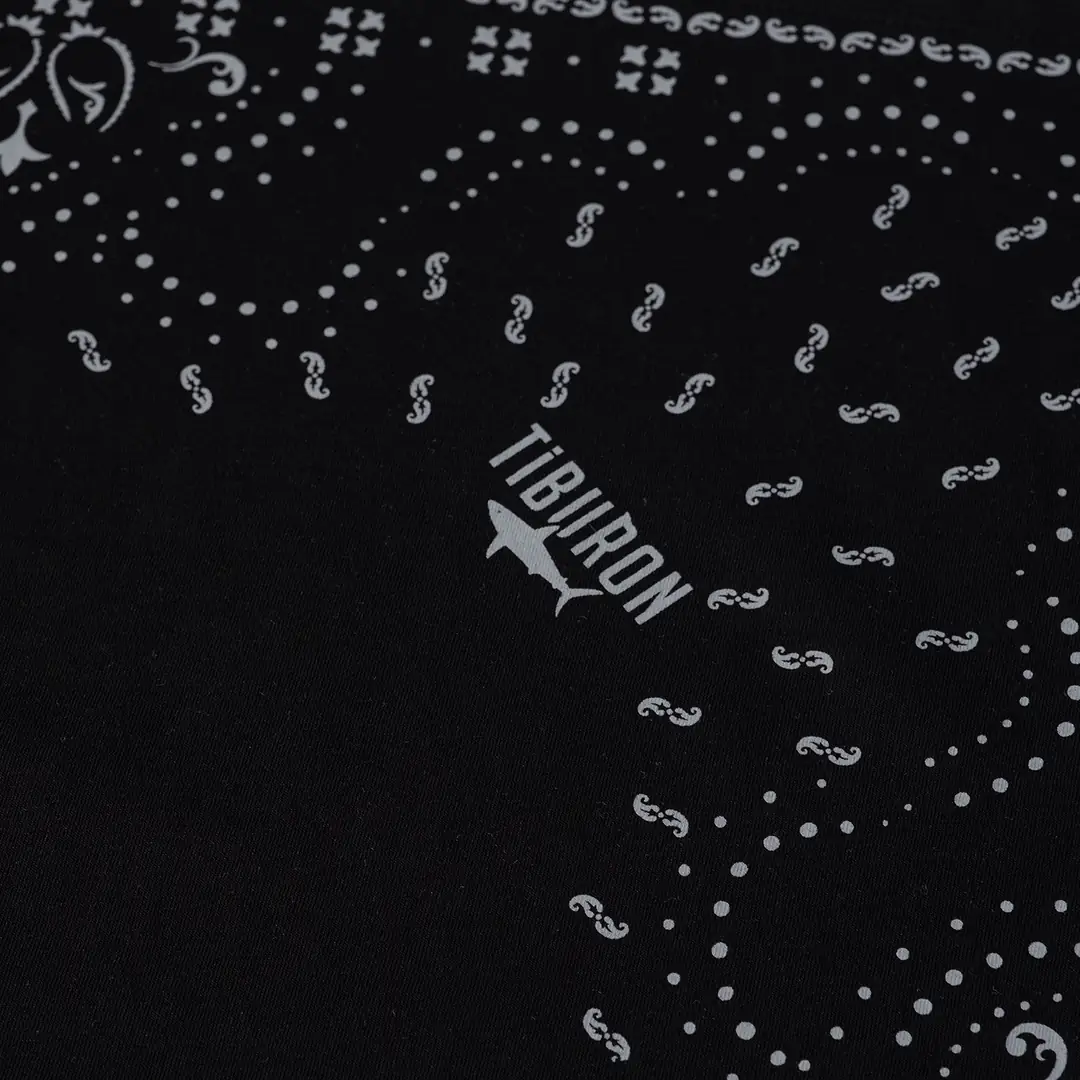 Siyah Baskılı Bandana