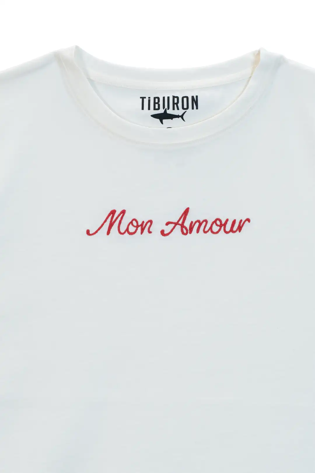 Kadın Ekru Nakışlı Regular Tişört