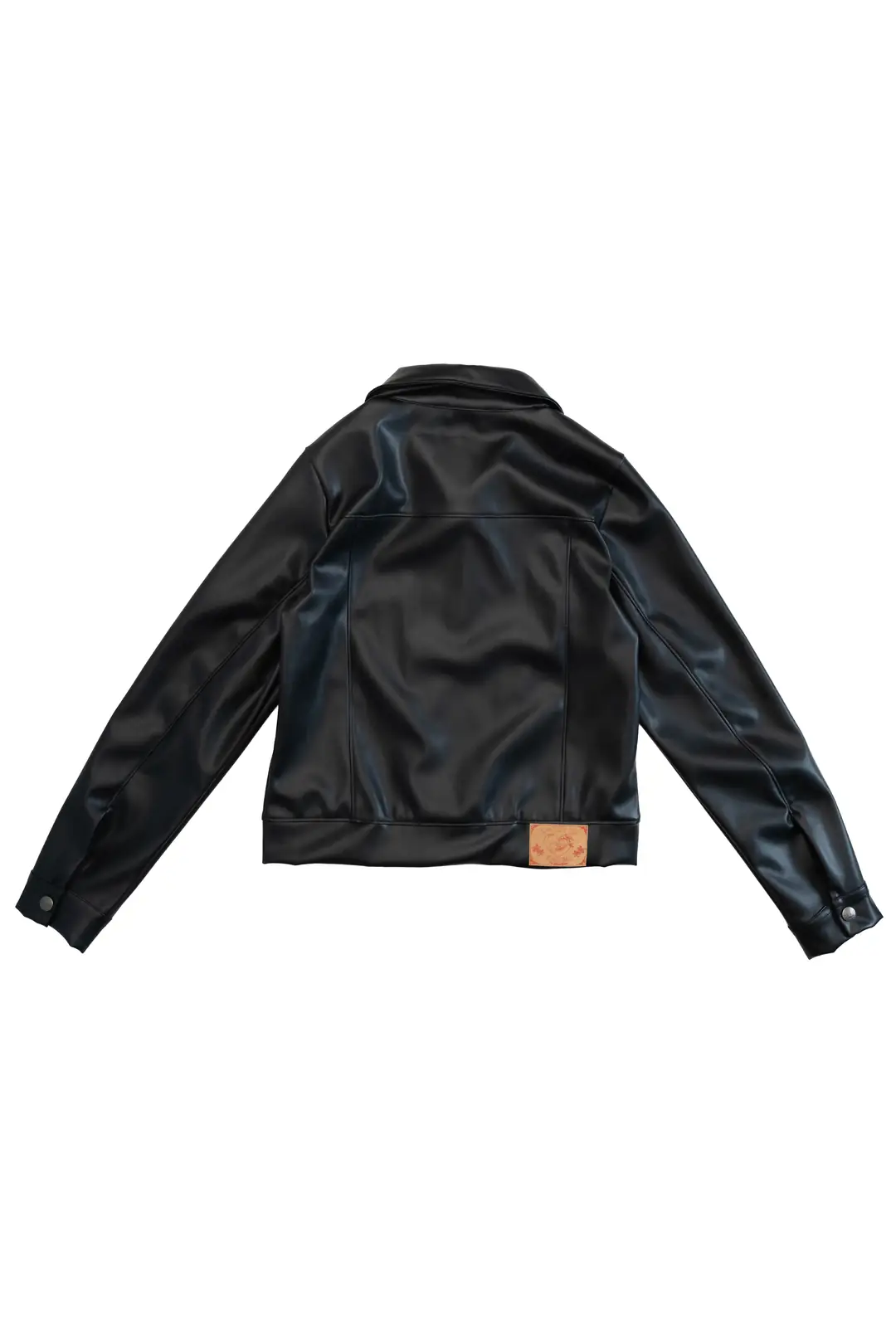 Kadın Fermuarlı Suni Deri Ceket