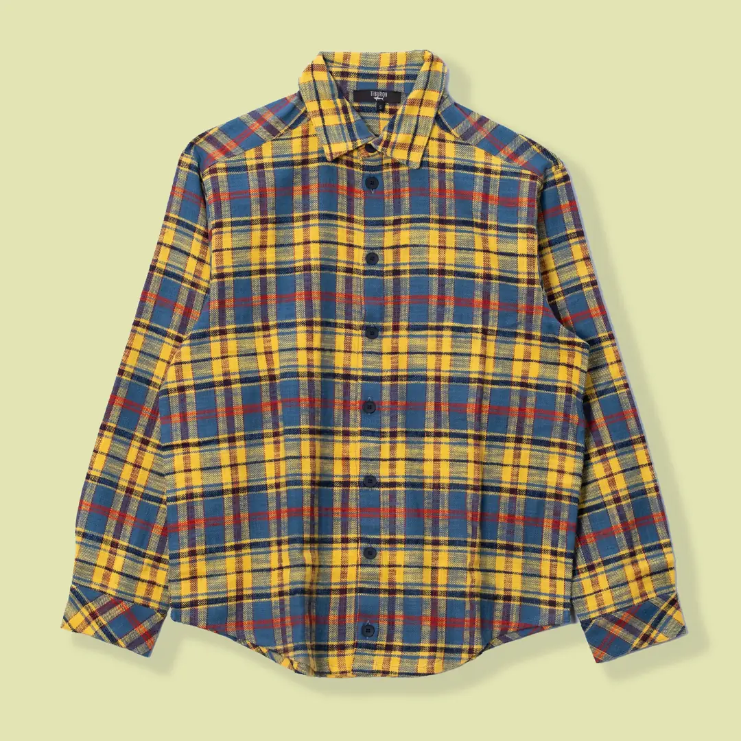 Sarı Ekoseli Oduncu Gömlek