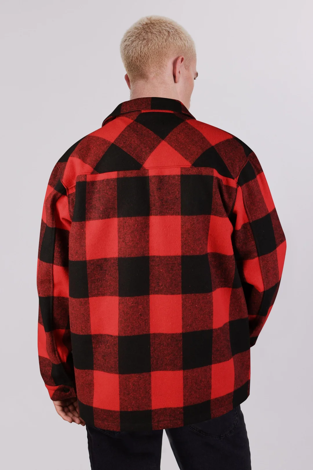 Kırmızı Ekose Erkek Oduncu Gömlek