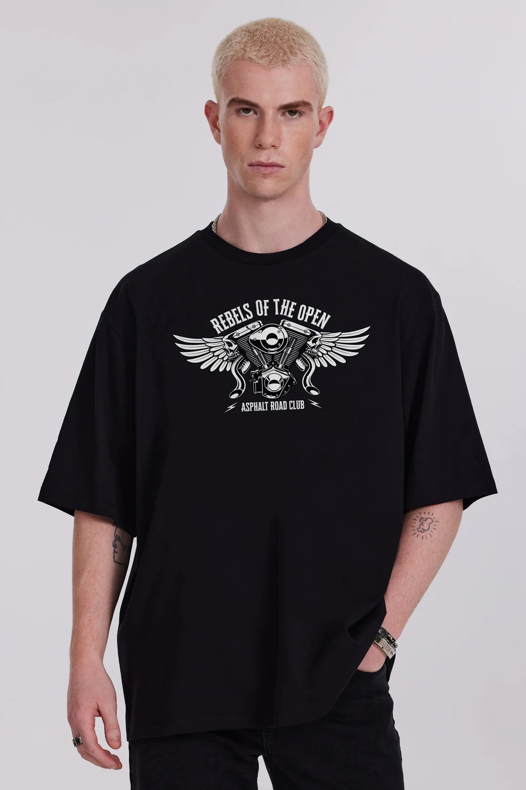 Rain Dogs Küçük Baskılı Erkek Tişört