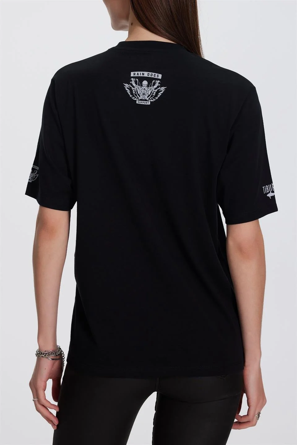 Rain Dogs Motor Baskılı Kadın Tişört