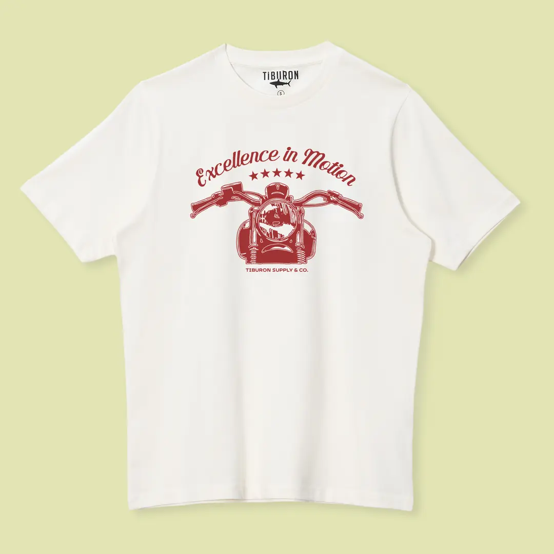 Baskılı Erkek Ekru Regular Tişört