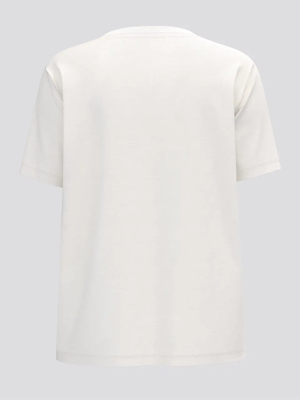 Büyük Baskılı Bisiklet Yaka Kadın Tişört