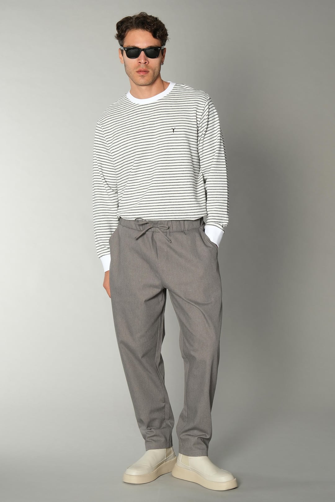 Gri Jogger Pantolon