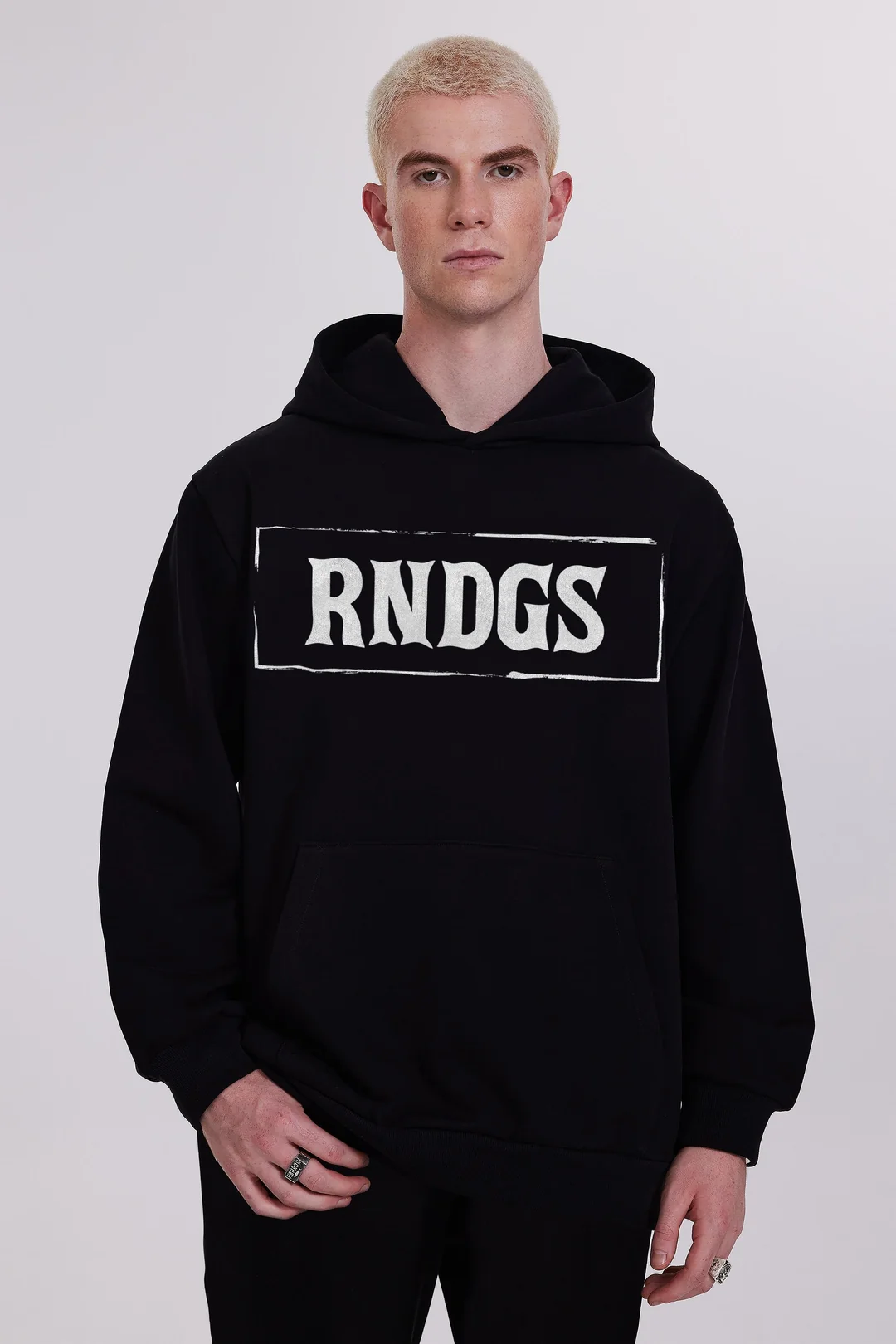 RNDGS Baskılı Erkek Hoodie